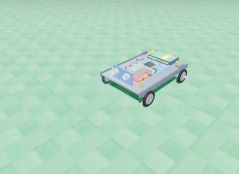 Obstacle Avoider robot in 3D