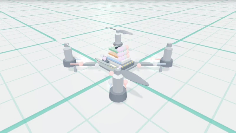 Nano Drone built in the SPYRAL 3D robotics lab