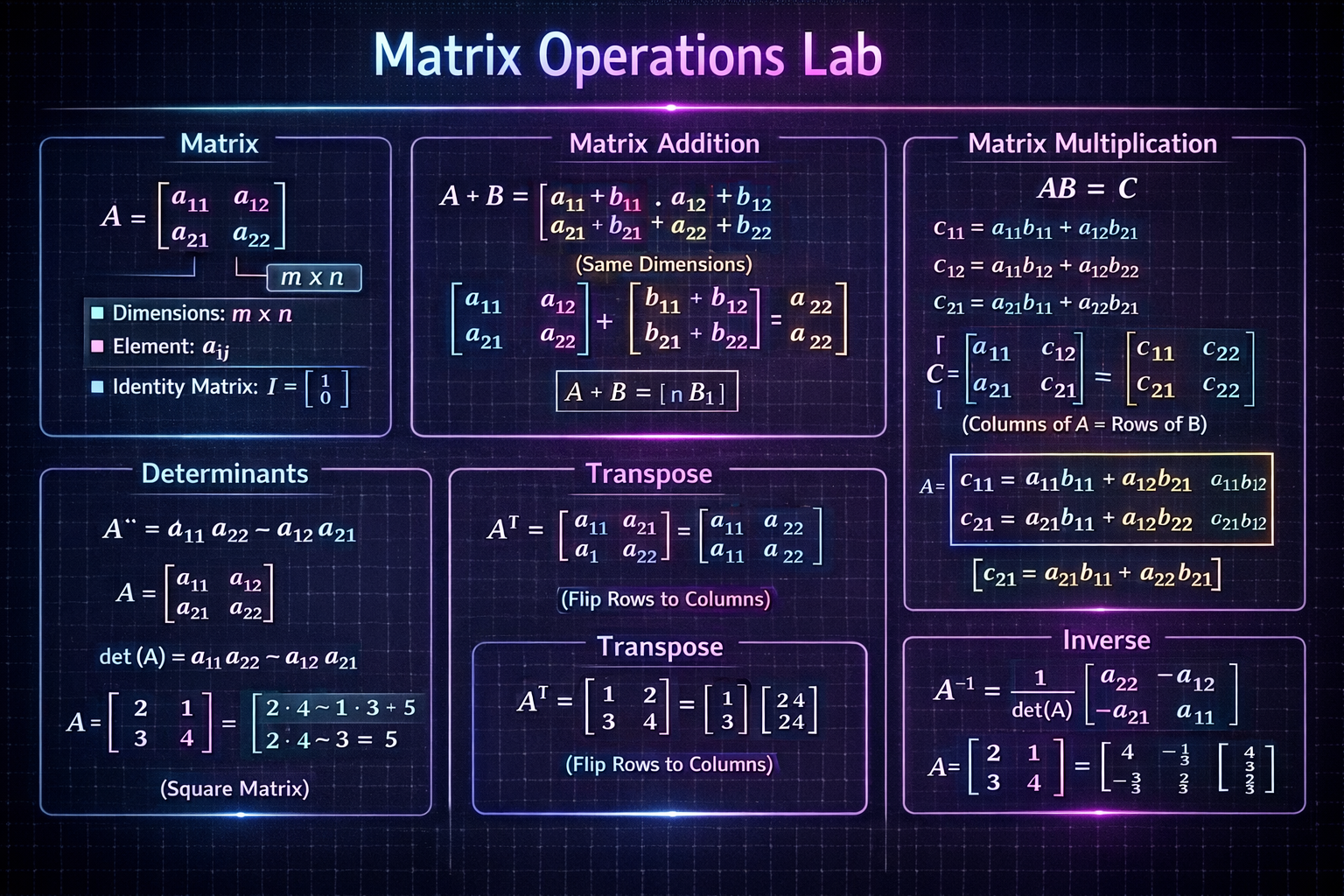Matrix Operations Lab