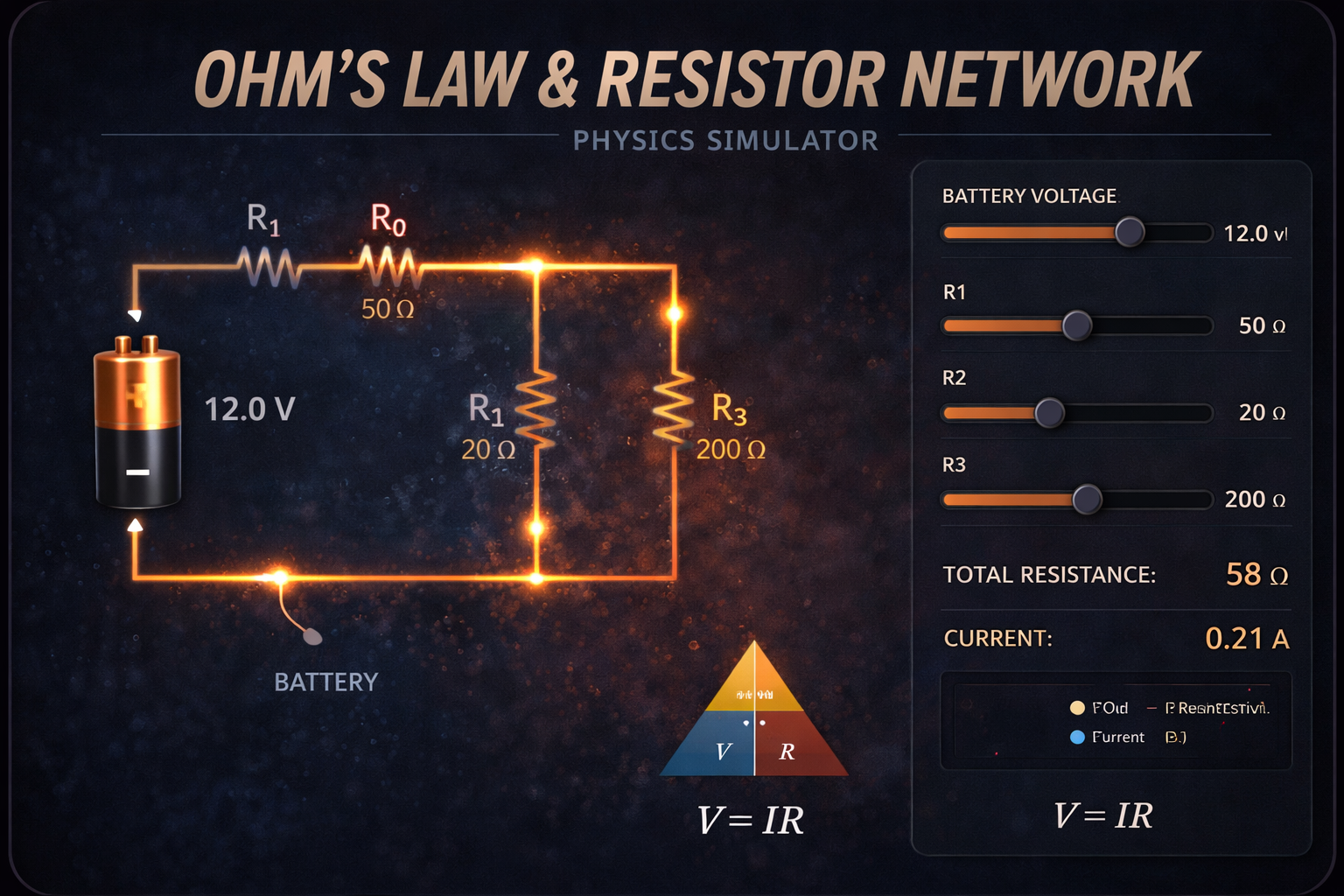 Ohm's Law & Resistor Network